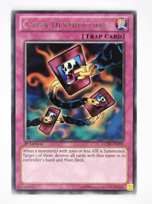 Yugioh Cards: CHAIN DESTRUCTION LCJW RARE # 22B85