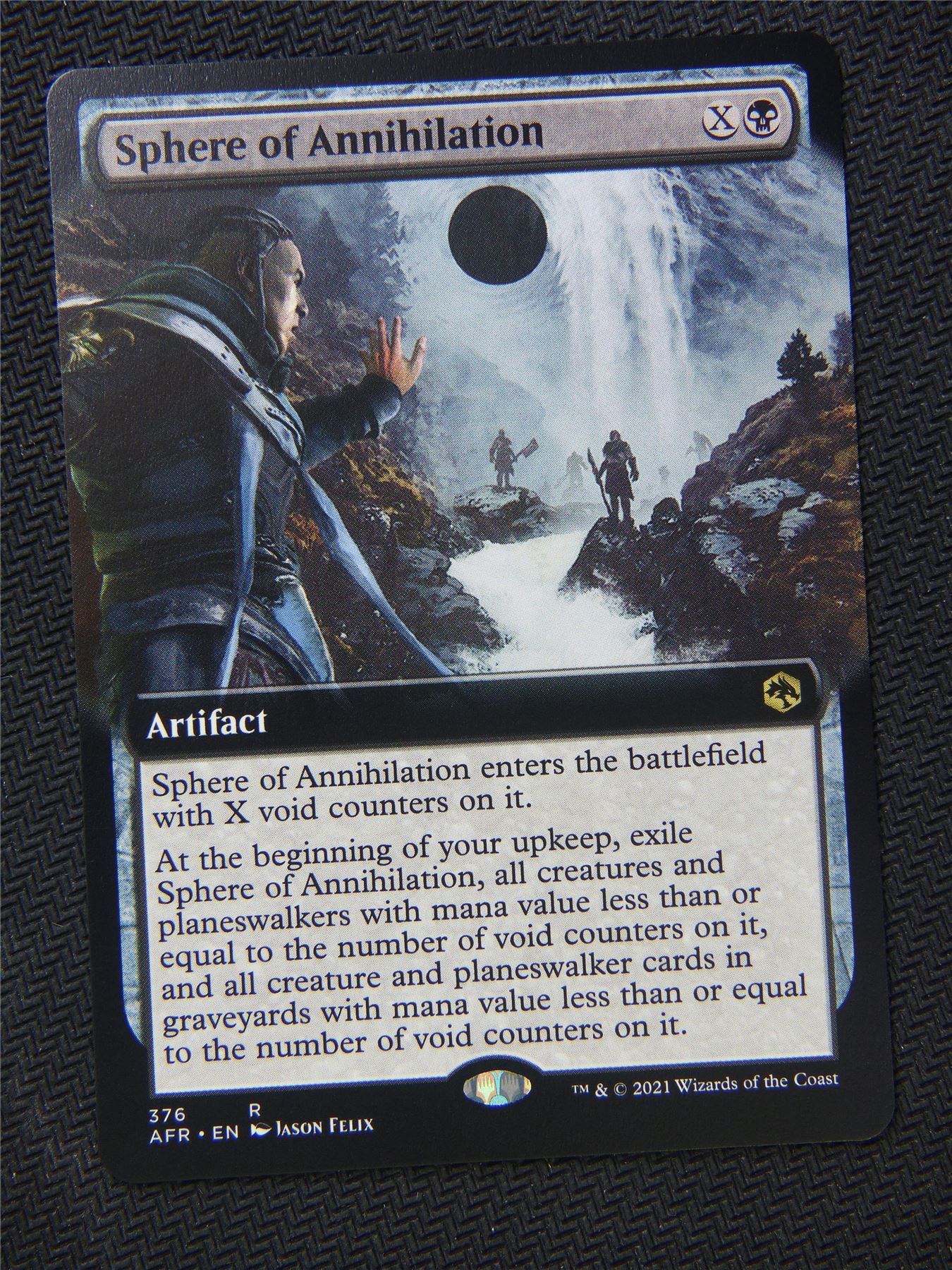 Sphere of Annihiliation Extended Art - Mtg Forgotten Realms #1E0