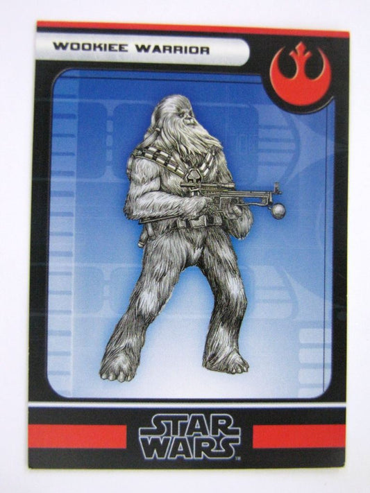 Star Wars Miniature Spare Cards: WOOKIE WARRIOR # 11C12