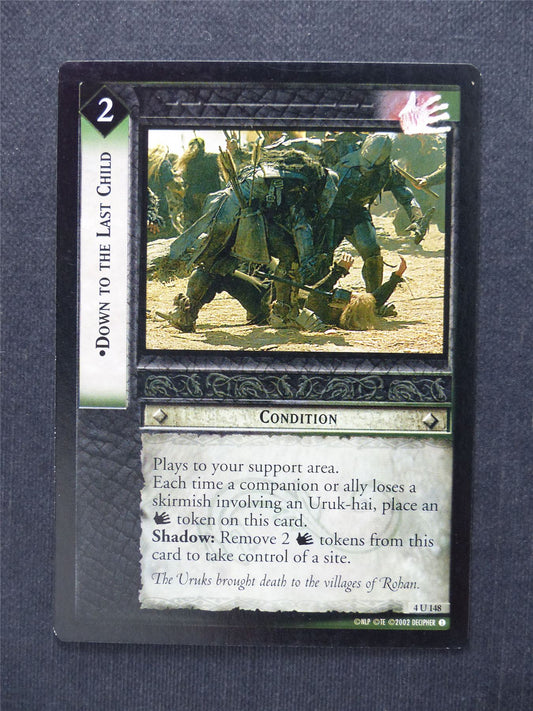 Down to the Last Child 4 U 148 - LotR Cards #7Q