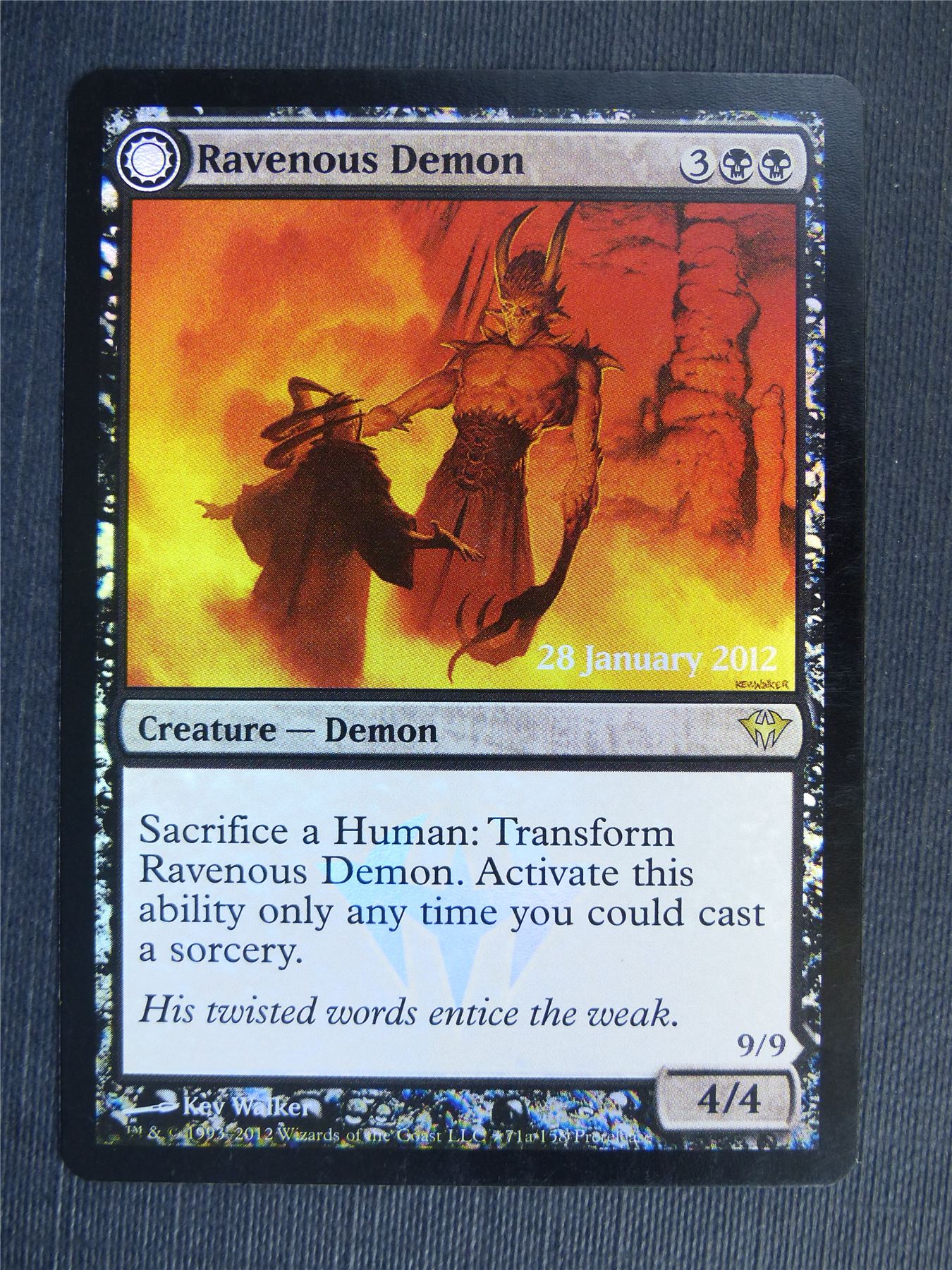 Ravenous Demon Promo Foil - Mtg Magic Cards #QW