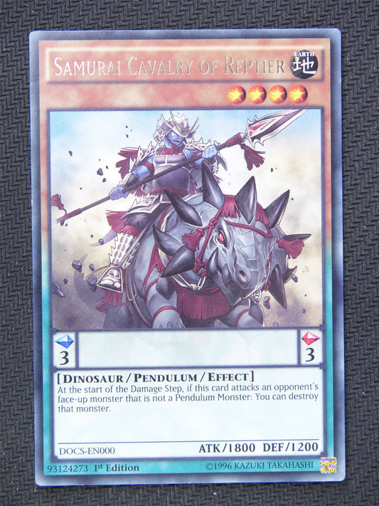 Samurai Cavalry Reptier DOCS - Rare - Yugioh Card #5PL