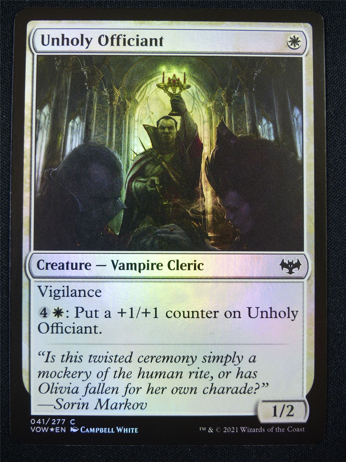 Unholy Officiant Foil - Mtg Card #1M3