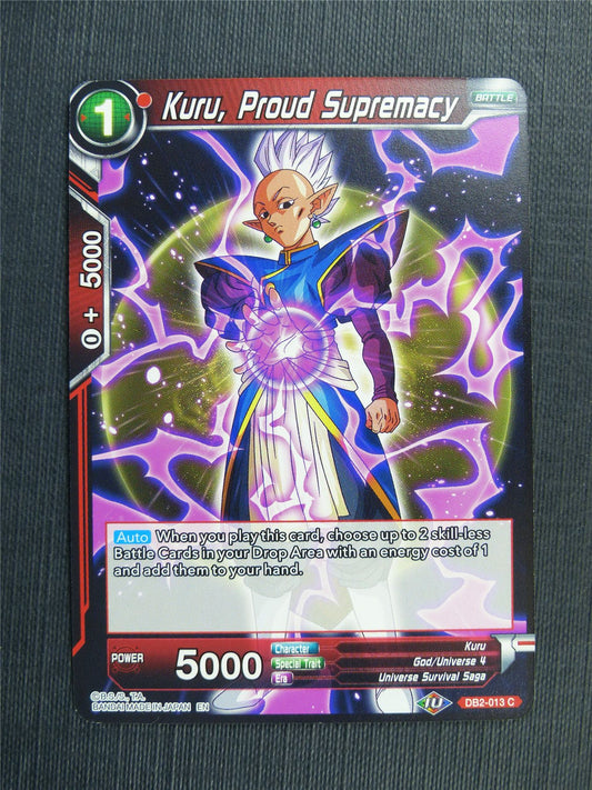 Kuru Proud Supremacy - DB2 Dragon Ball Super Card