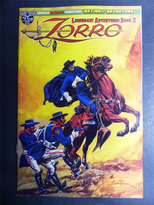 ZORRO Legendary Advetures Book 2 vol 1 #1 - Sept 2021 - Mythology Comics #2CW