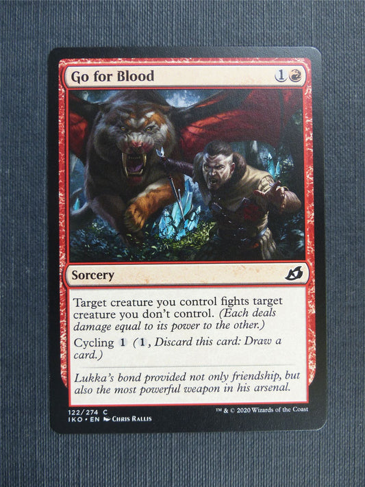 Go for Blood - IKO Mtg Card