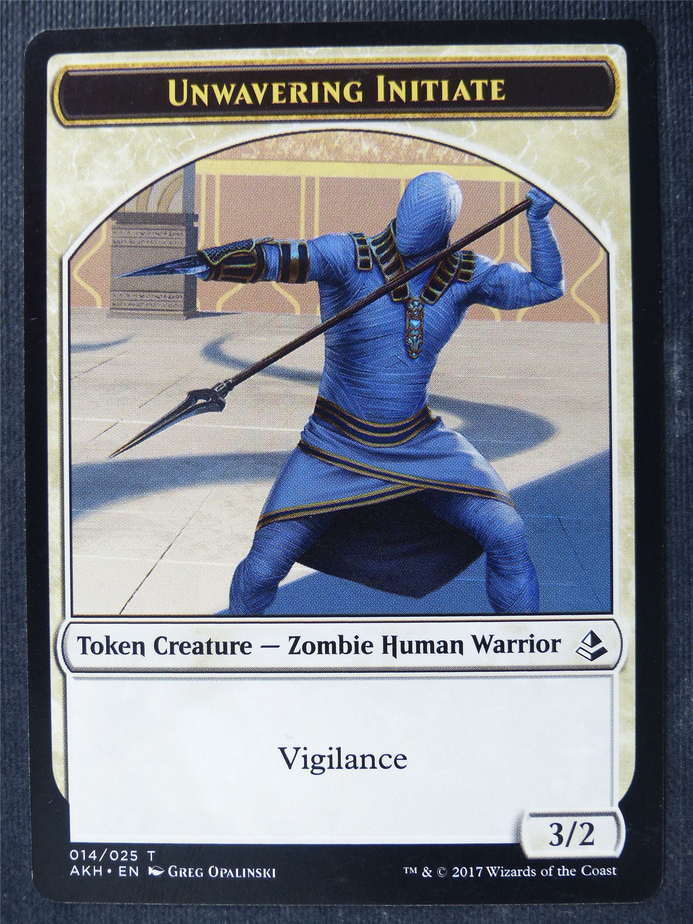 Unwavering Initiate Token - Mtg Card #40E