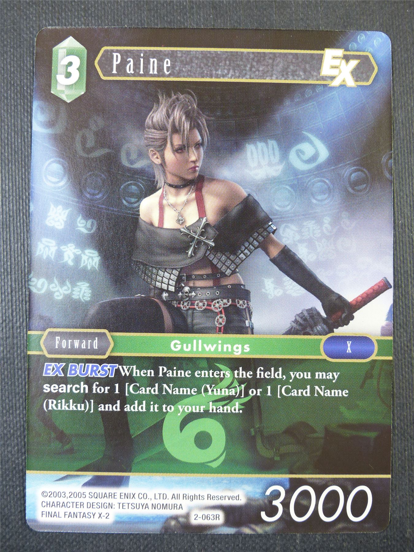 Paine 2-063R - Final Fantasy Card #9CQ