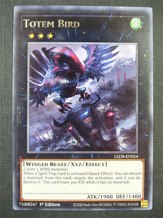 Totem Bird LED8 Rare - 1st ed Yugioh Card #8PT