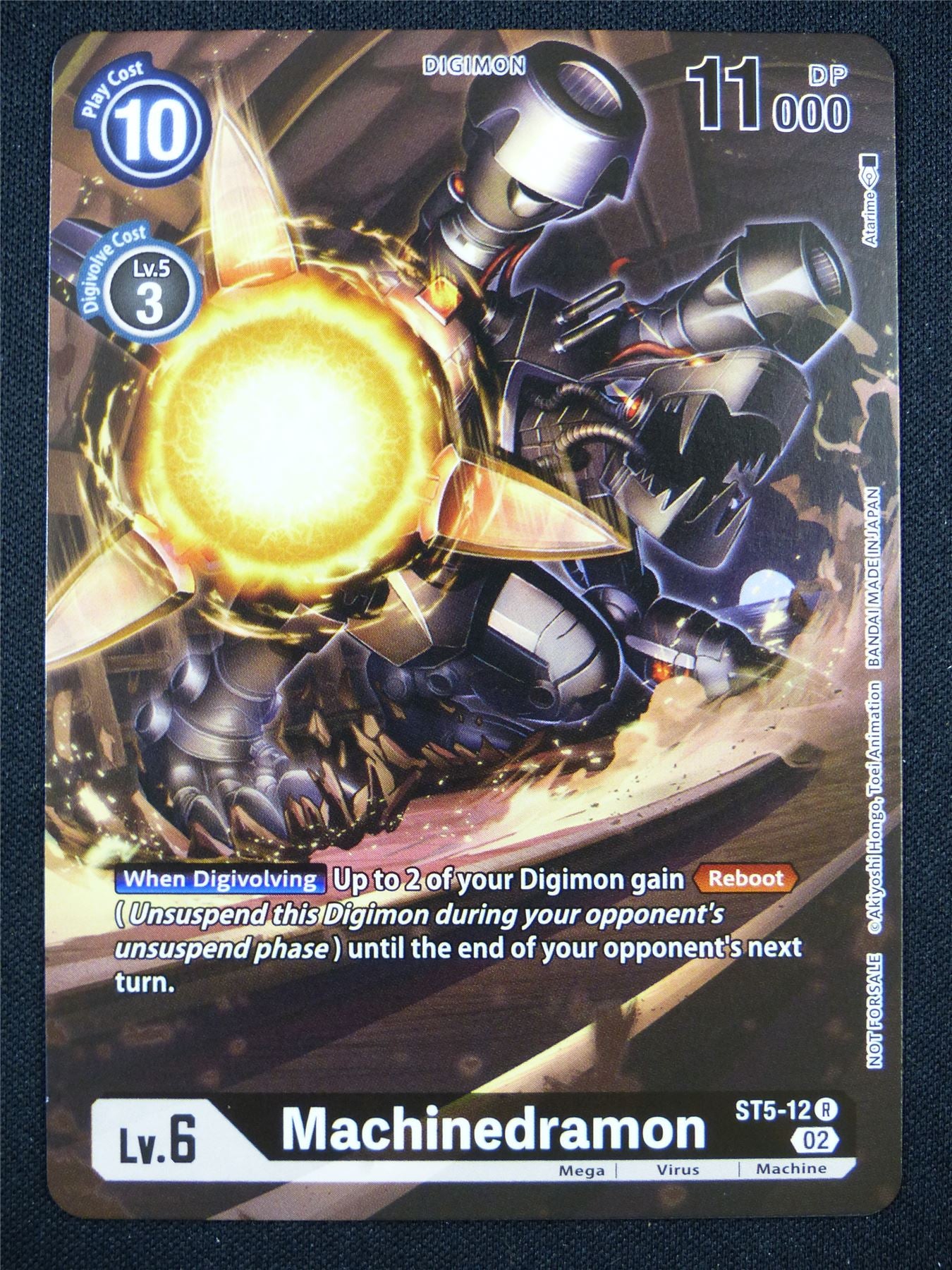 Machinedramon ST5-12 R alt art - Digimon Card #1CL