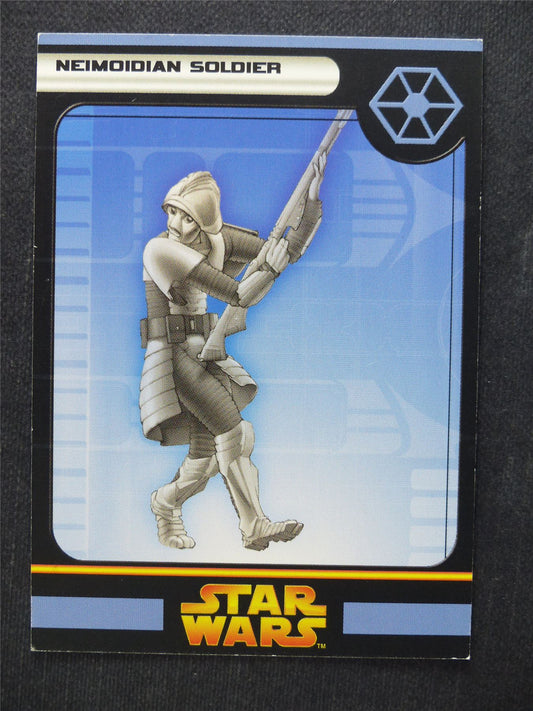 Neimoidian Soldier 27/60 - Star Wars Miniatures Spare Cards #7Z