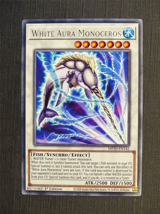 White Aura Monoceros MP20 Rare - 1st ed - Yugioh Cards #68A