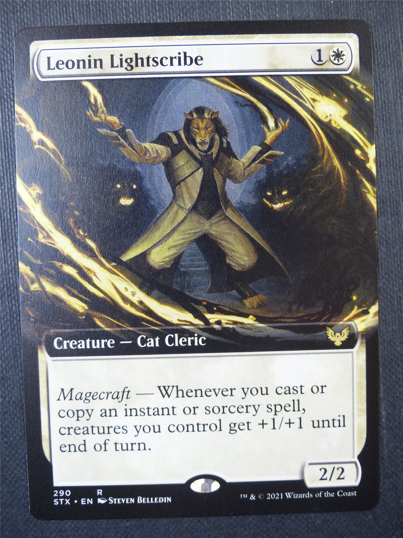 Leonin Lightscribe Extended art - Mtg Card #8B1