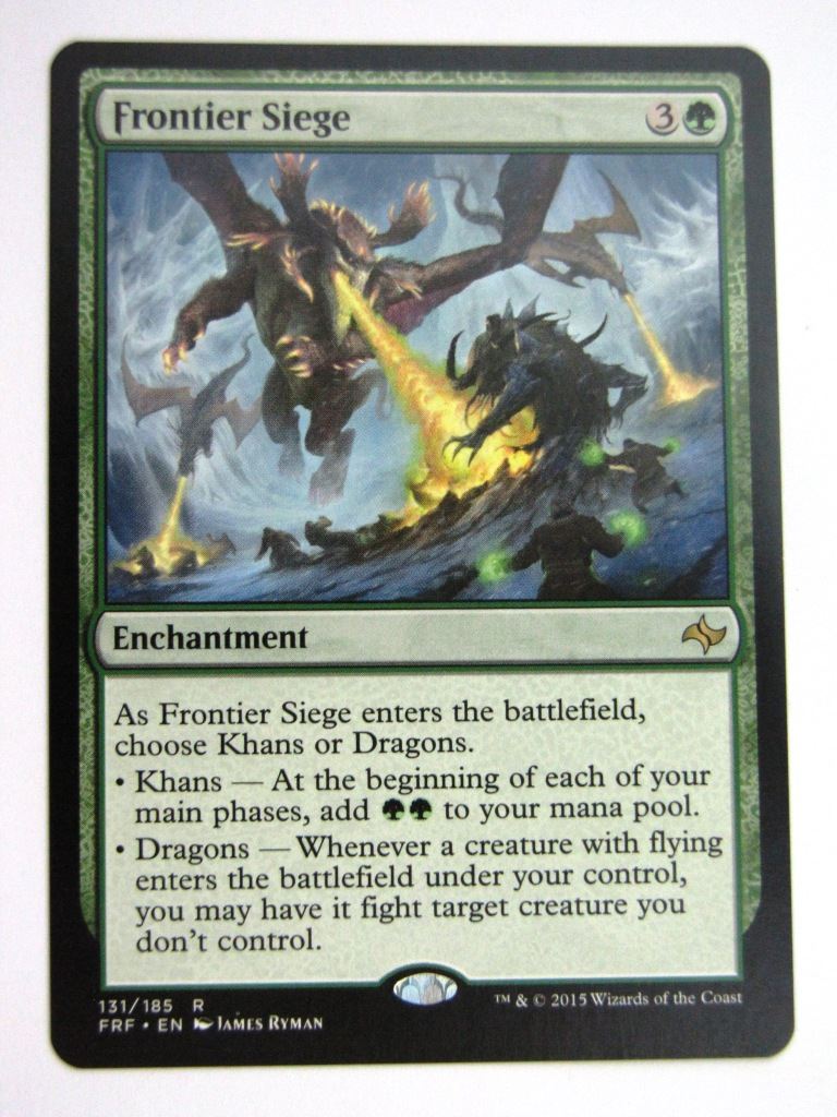 MTG Magic Cards: FRONTIER SIEGE # 36H58