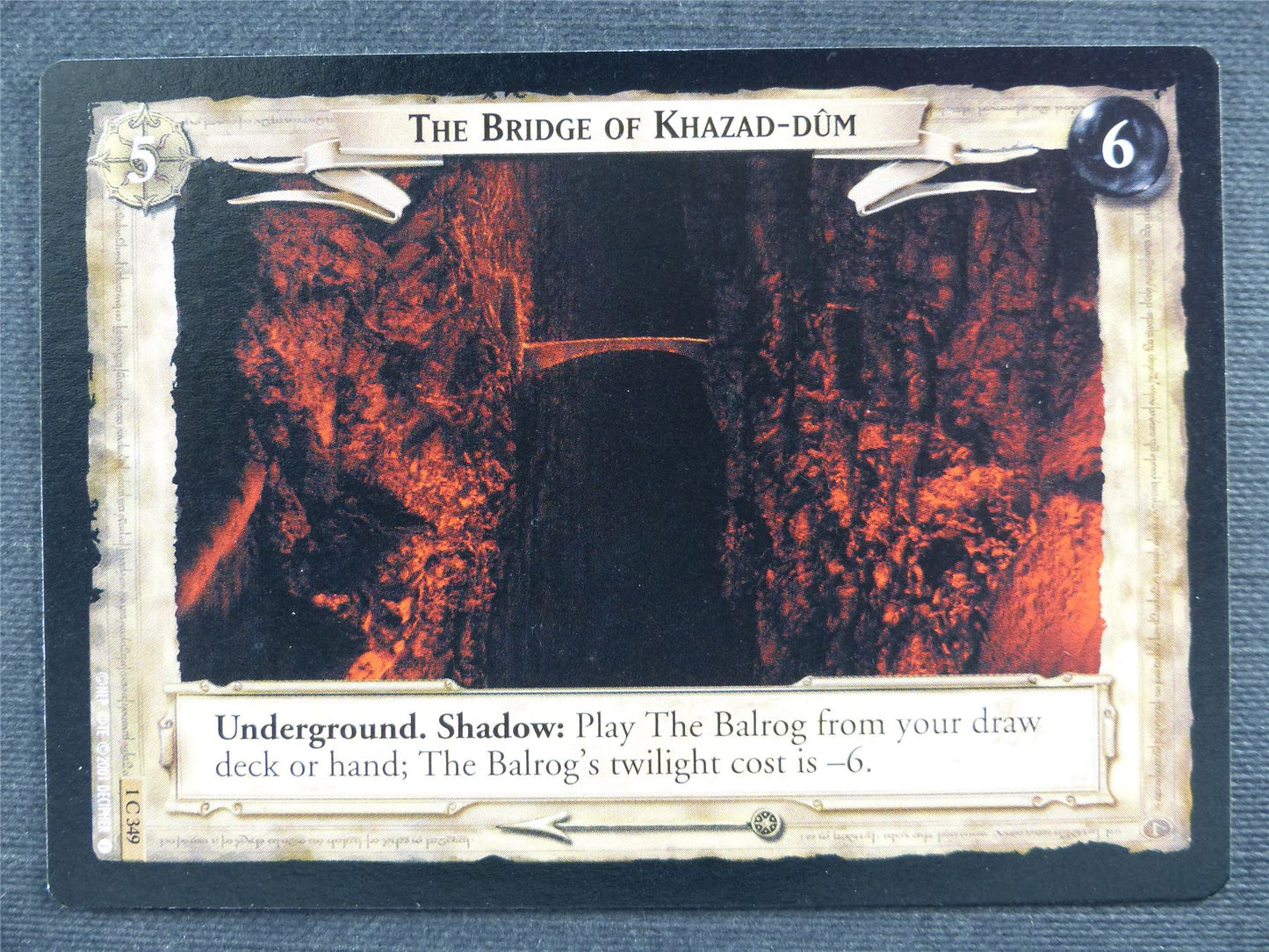 The Bridge of Khazad-Dum 1 C 349 - LotrR Cards #3GM