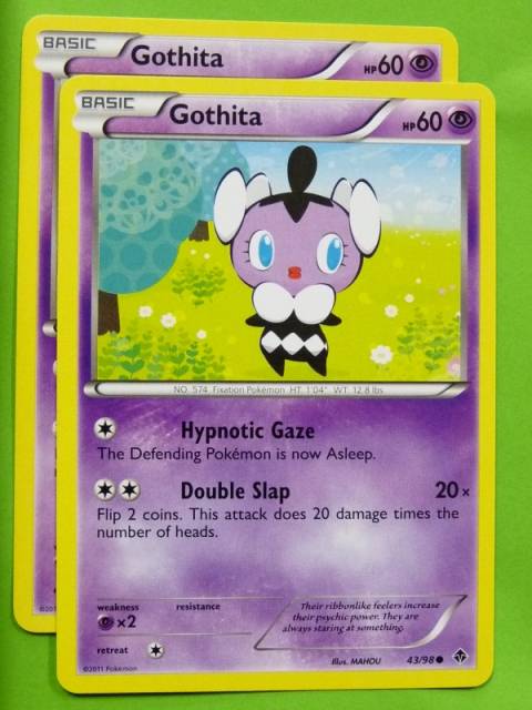 POKEMON B&W Emerging Powers x2 - GOTHITA 43/98