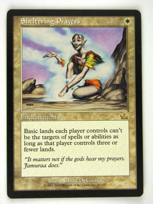 MTG played Cards: SHELTERING PRAYERS # 13I59