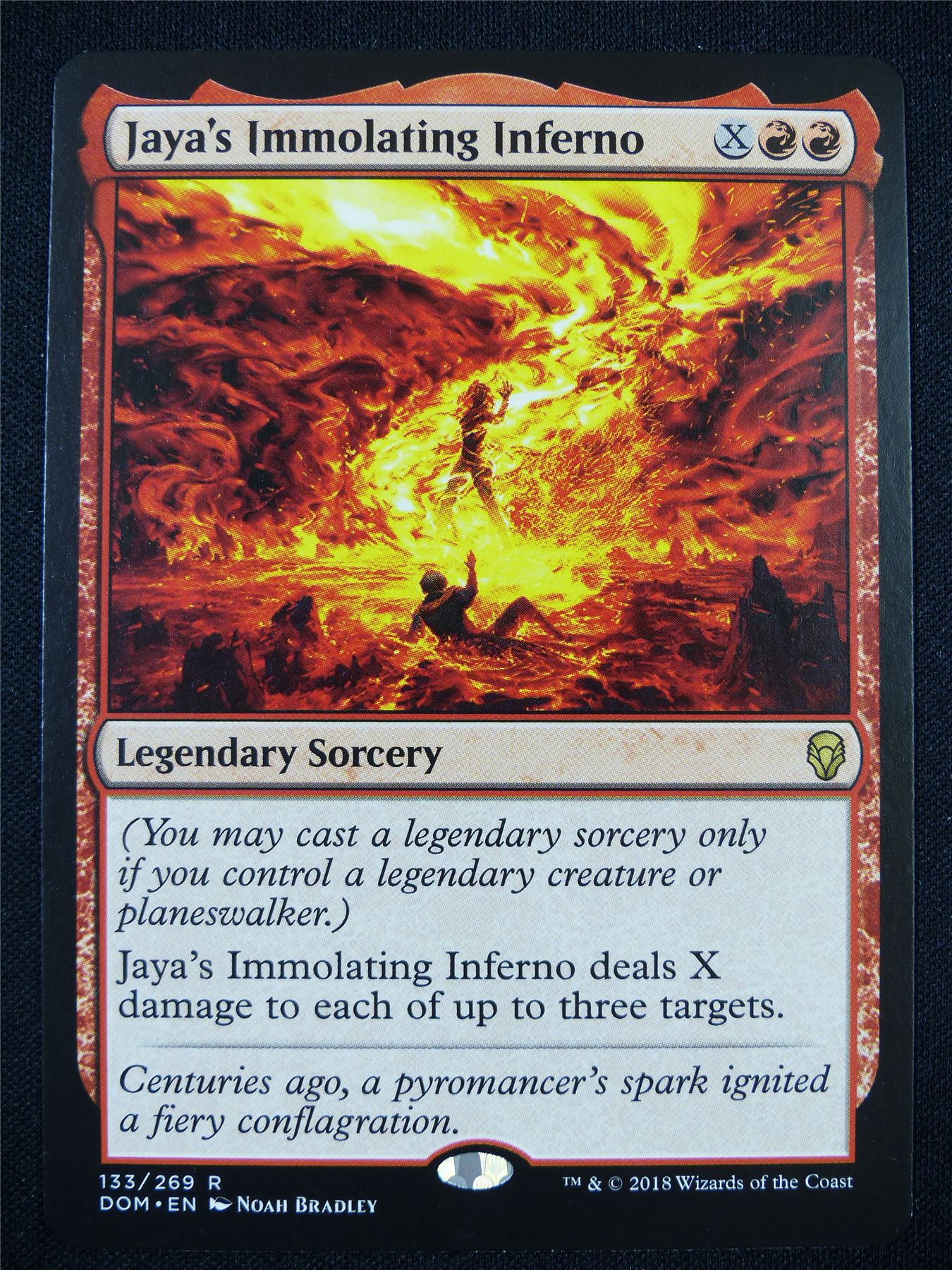 Jaya's Immolating Inferno - Mtg Card #1Z7