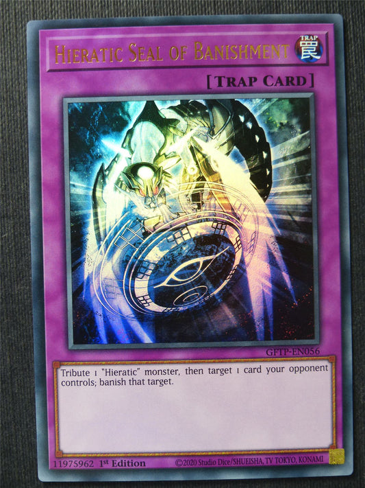 Hieratic Seal of Banishment GFTP Ultra Rare - 1st ed - Yugioh Cards #IY