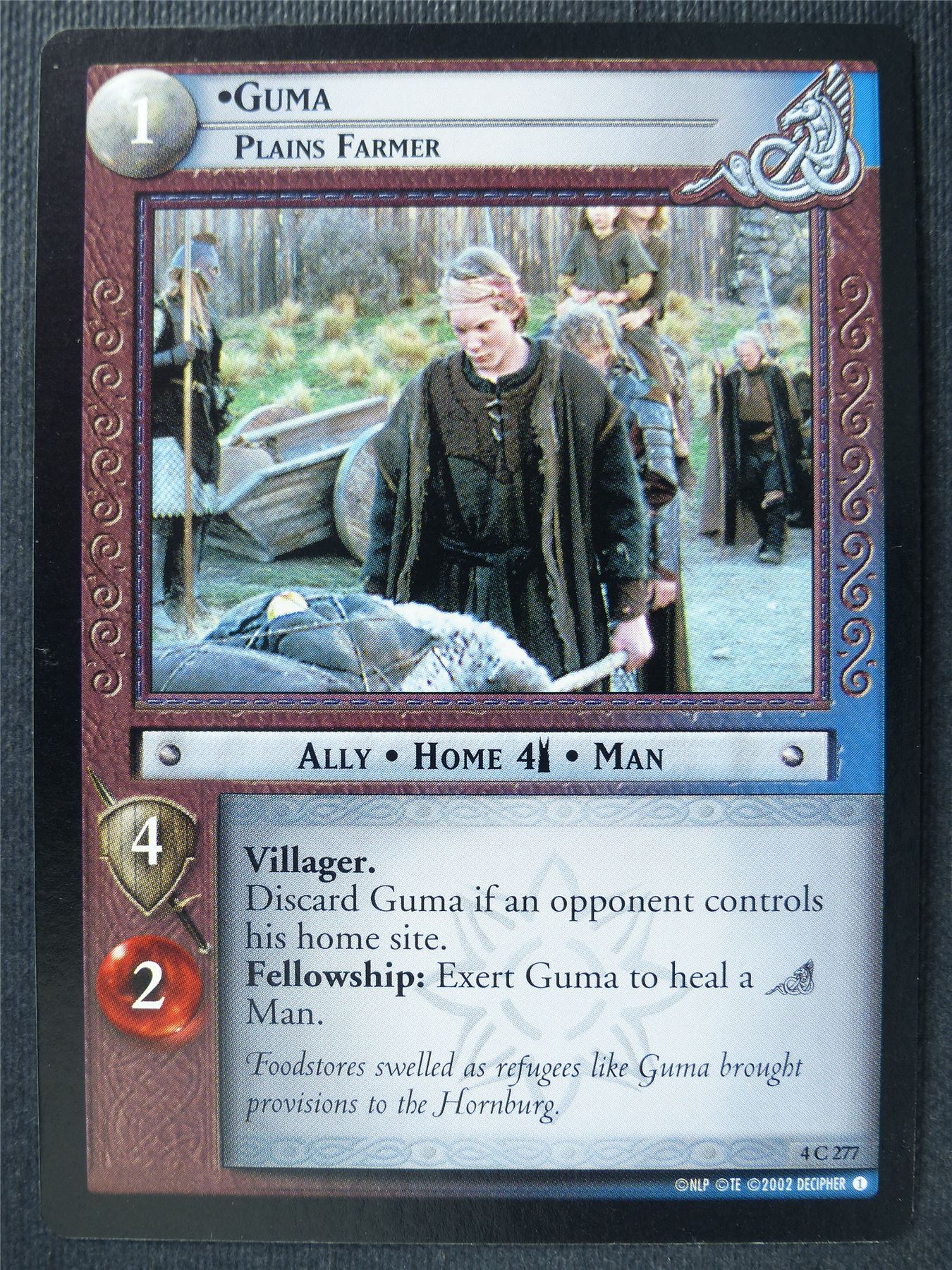 Guma 4 C 277 - LotR Card #3GX