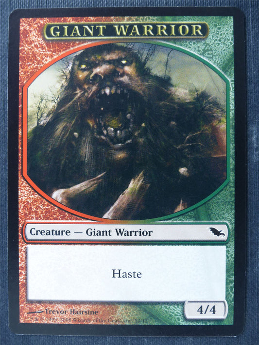 Giant Warrior Red Green Token - Mtg Card #3YR