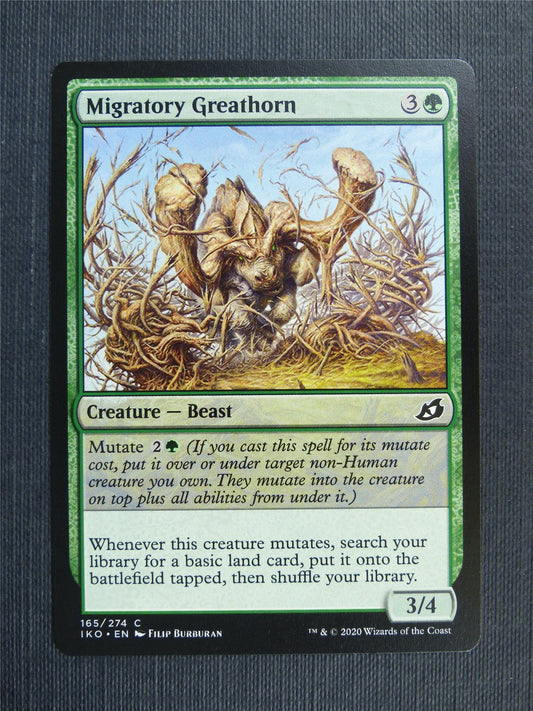 Migratory Greathorn - IKO Mtg Card