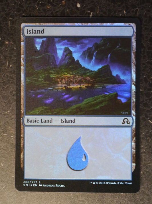 MTG Magic Cards Foil: ISLAND 288/297 # 10E35