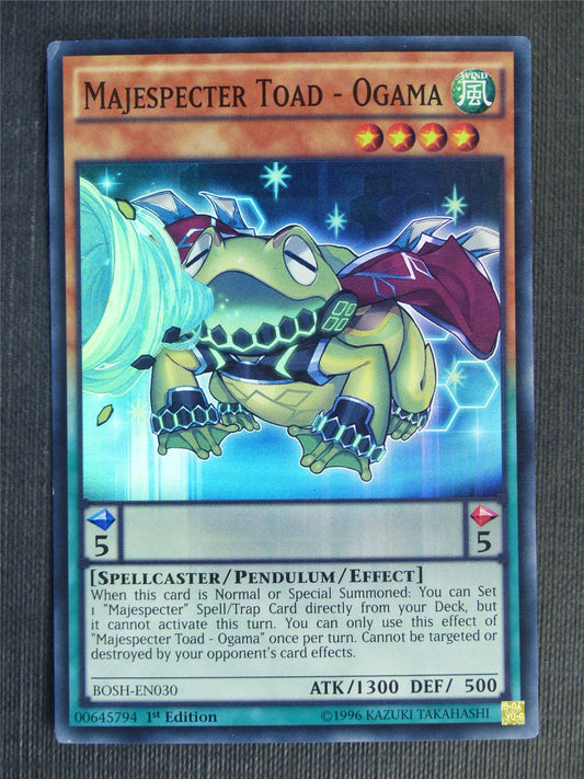 Majespecter Toad - Ogama BOSH Super Rare - 1st ed - Yugioh Cards #VM