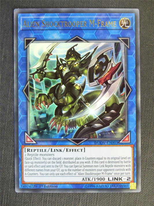Alien Shocktrooper M-Frame DUOV Ultra Rare - 1st ed - Yugioh Cards #29R