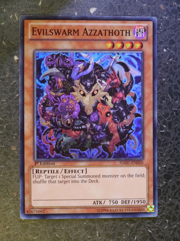 Yugioh Cards: EVILSWARM AZZATHOTH  HA07 SUPER RARE # 3B49