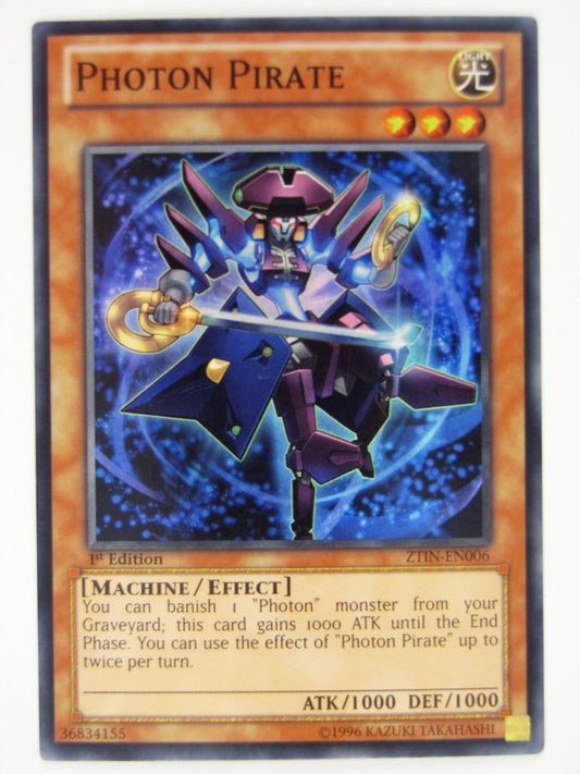 Yugioh Cards: PHOTON PIRATE ZTIN SUPER RARE # 21F56