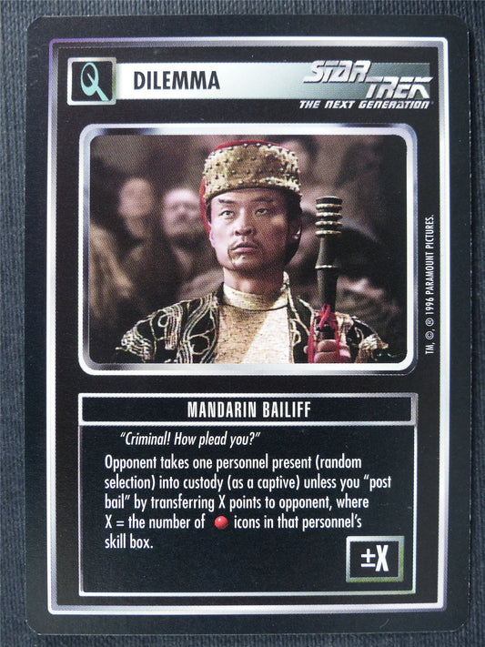 Mandarin Bailiff - NG - Star Trek Cards #16E