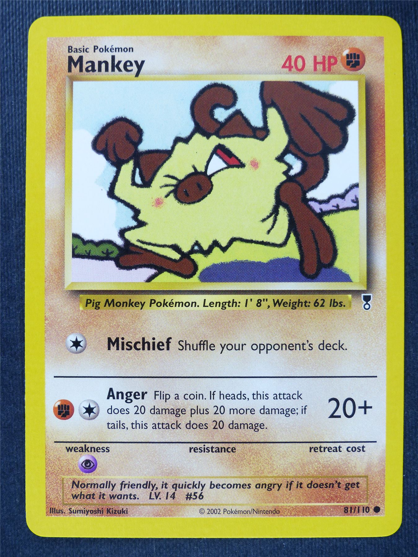 Mankey 81/110 - Legendary Collection - Pokemon Cards #7P