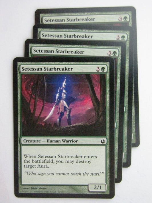 MTG Magic Cards: SETESSAN STARBREAKER x4 Born of the Gods playset # 24C22