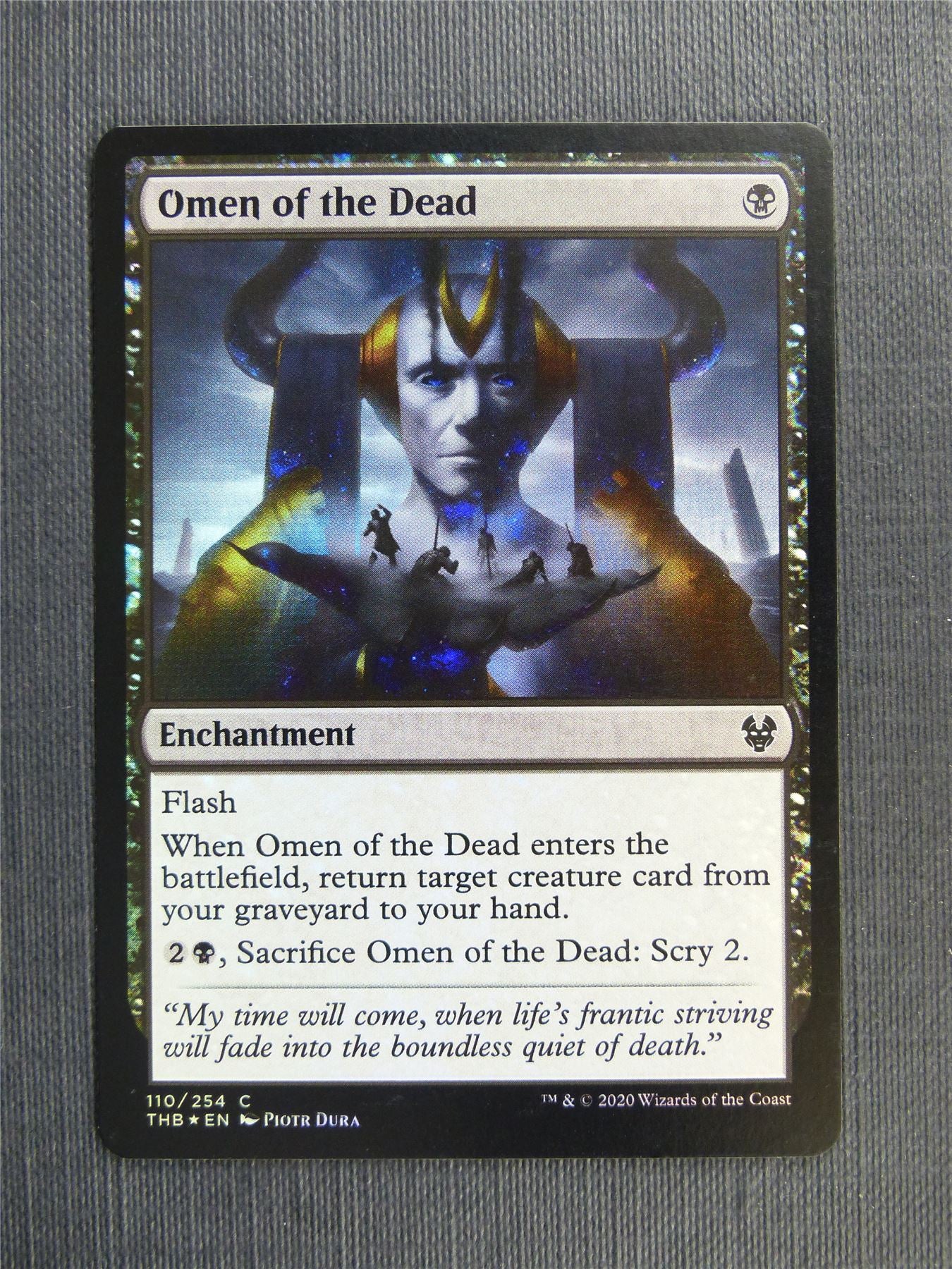 Omen of the Dead Foil - Mtg Magic Cards #3E7