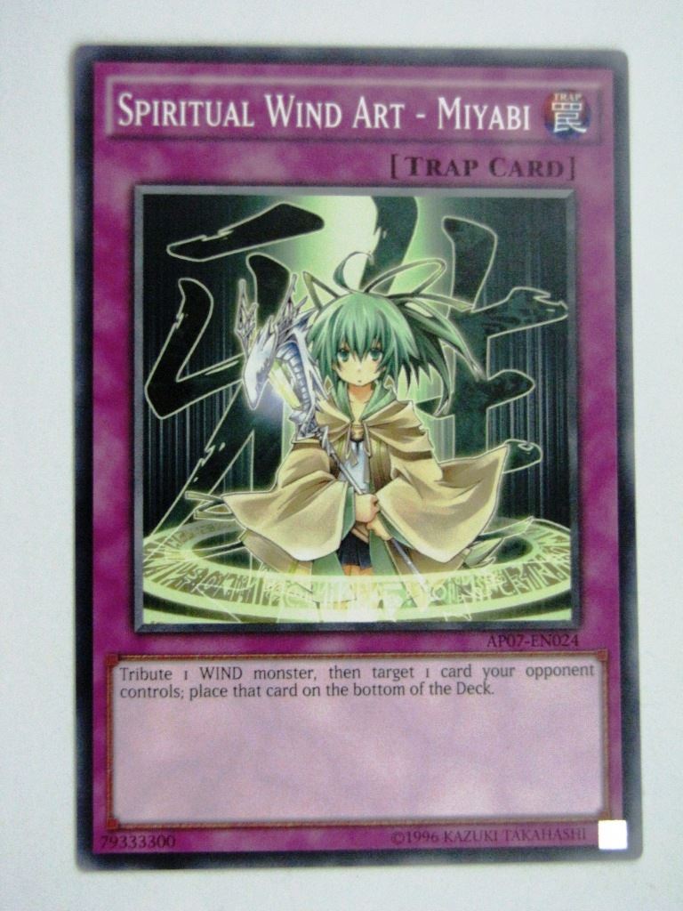 Yugioh Cards: SPIRITUAL WIND ART - MIYABI AP07 # 1A68