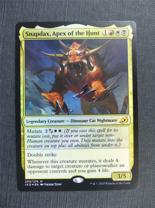 Snapdax Apex of the Hunt Foil - IKO - Mtg Card