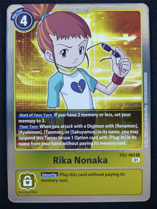 Rika Nonaka EX2-060 R - Digimon Card #18I