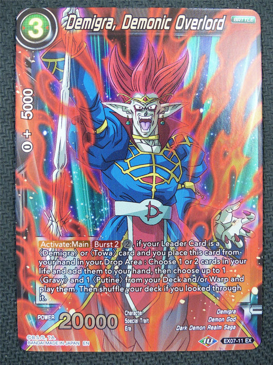 Demigra Demonic Overlord EX07 EX - Dragon Ball Super Card #5Z1