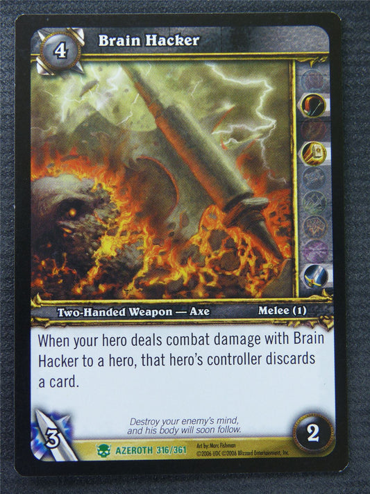 Brain Hacker - Uncommon - World Of Warcraft #1ES