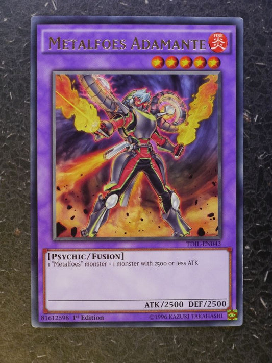 Yugioh Cards: METALFOES ADAMANTE TDIL RARE # 8E87