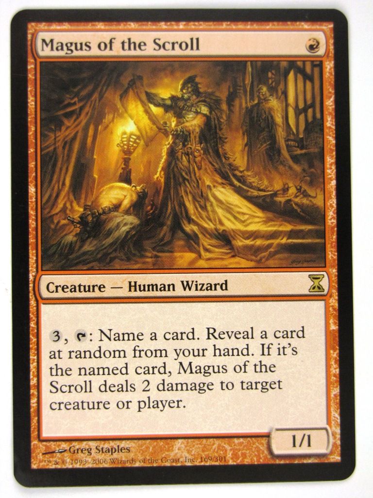 MTG Magic: The Gathering Cards: MAGUS OF THE SCROLL: TSP