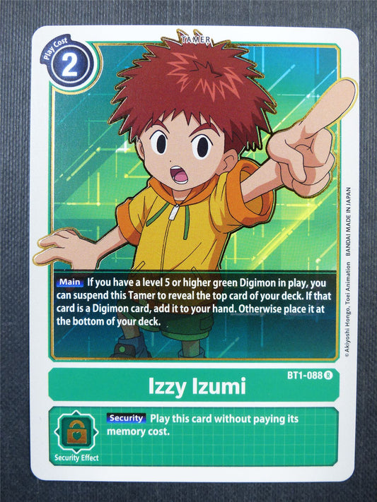 Izzy Izumi BT1 R - Digimon Card #454