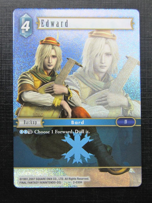 Final Fantasy Cards: EDWARD 2-030H FOIL # 27I66