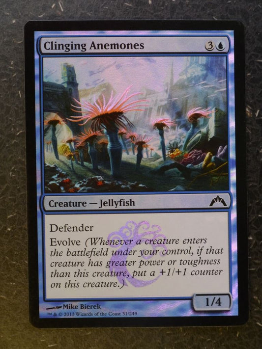 MTG Magic Cards: CLINGING ANEMONES # 8A27