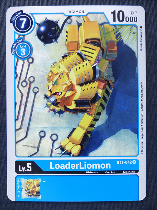 Loaderliomon BT1-042 U - Digimon Cards #RH