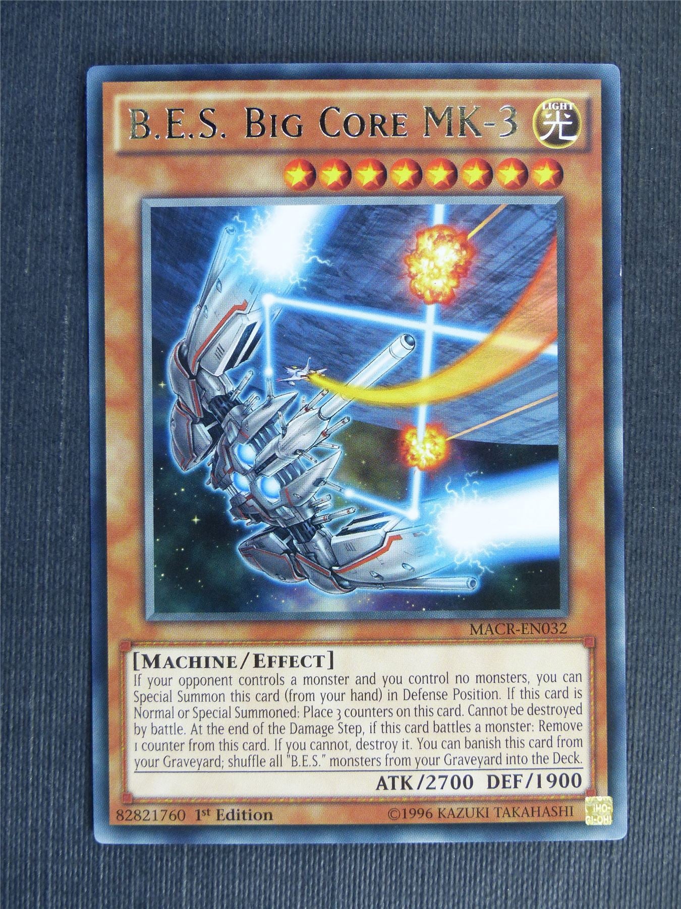 B.E.S. Big Core MK-3 MACR Rare - 1st ed - Yugioh Cards #15D