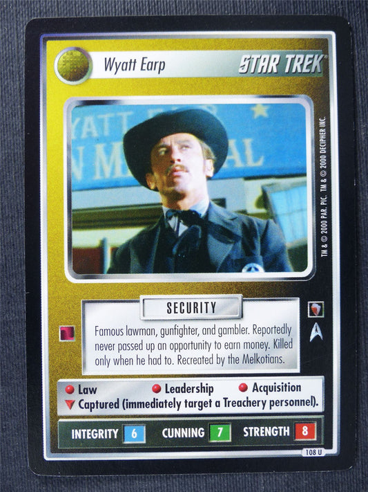 Wyatt Earp - Star Trek Cards #15I