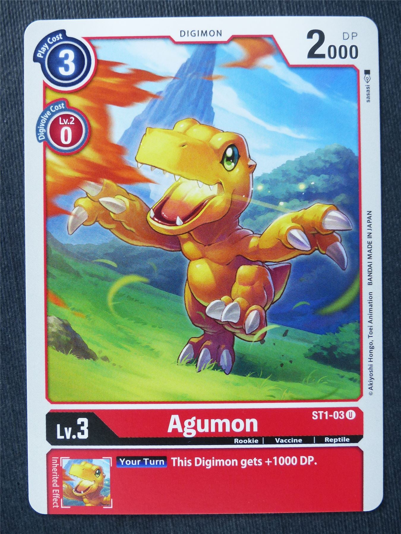 Agumon ST1-03 U - Digimon Cards #UV