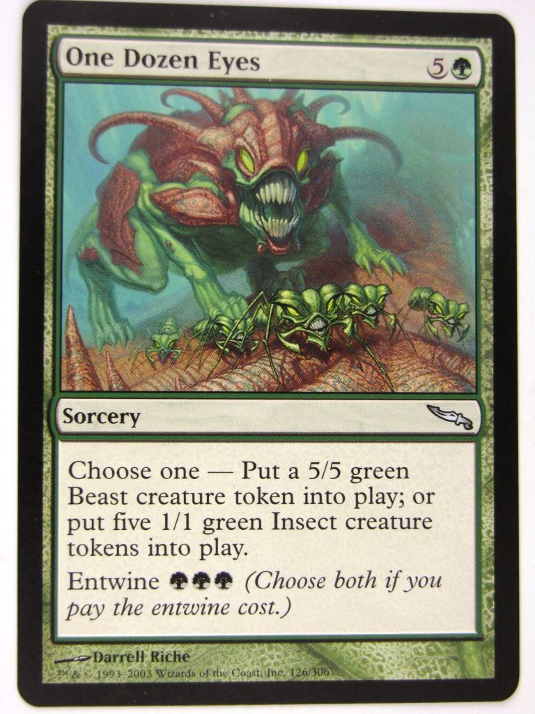 MTG Magic: the Gathering Cards: ONE DOZEN EYES: MRD